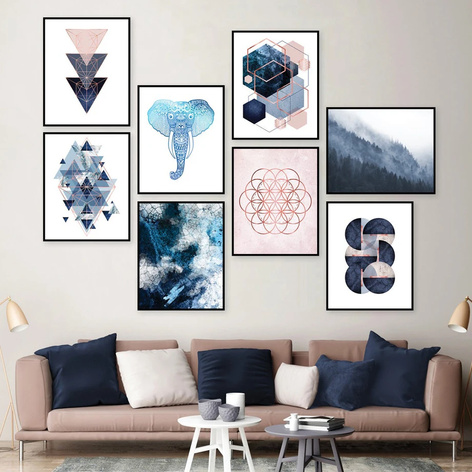 Abstract-Geometric-Elephant-Mountain-Wall-Art-Canvas-Painting-Nordic-Posters-And-Prints-Wall-Picturs-For-Living (2)