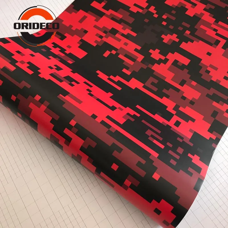 red black camo vinyl car sticker 9