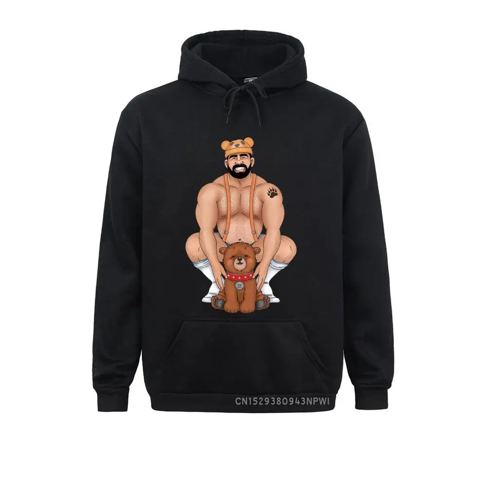

Daddy Bear Hoodies Men Barebeef Gaybear Gayart Gay Pride LGBT Long Sleeve Novelty Coats Hooded Clothes Sweatshirt
