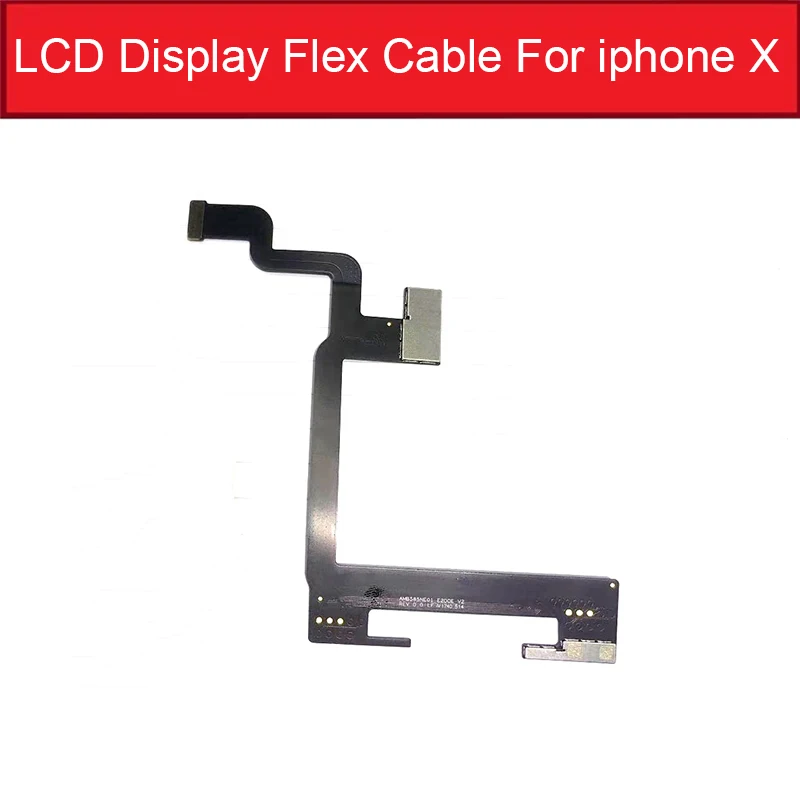 ЖК-экран гибкий кабель для iPhone 4 4S 5 5c 5S 6 6s 7 8 Plus X XS MAX сенсорный и ЖК-дисплей гибкий ленточный запасные части - Цвет: For iphone X