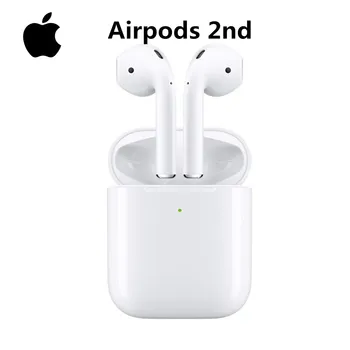 

Apple AirPods 1st Wireless Bluetooth Earphone Deeper Bass Tones Connect Siri with Charging Case for iPhone iPad Mac Appl