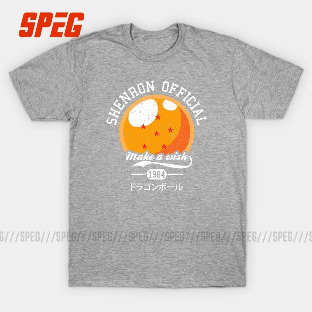 Dragon Ball Saiyan Shenron официальный 1984 Мужская футболка с коротким рукавом Винтажная