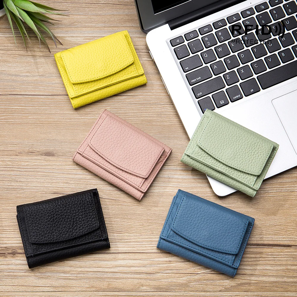 Genuine Leather Mini Square Hasp Coins Bag Lady Purse Handy Portable Cartera Girls Charming Small Palms Wallet | Багаж и сумки
