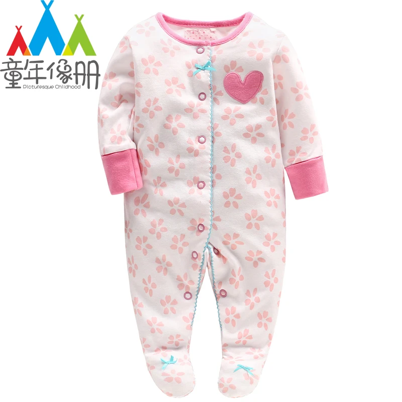 Живописная детская одежда для новорожденных девочек блузка с длинными рукавами из чистого хлопка Одежда для младенцев с кроликом на возраст от 0 до 12 месяцев