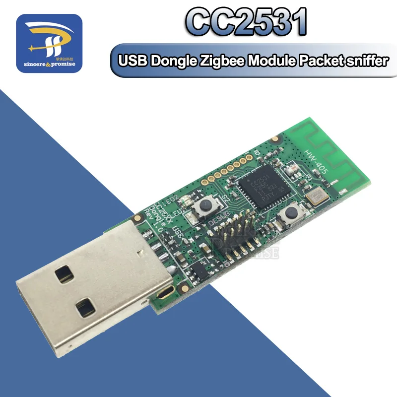 Беспроводной Zigbee CC2531 Sniffer Обнаженная плата пакетный протокол анализатор модуль с usb-портами Dongle Capture Packet Module