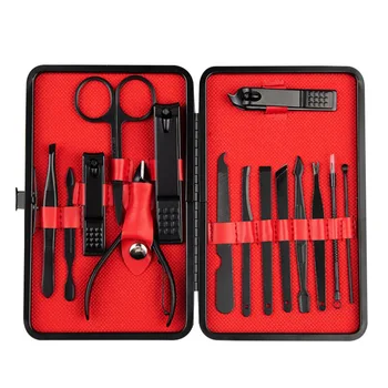 

Stainless Steel Nail Clipper Set Cutter Trimmer Scissor Tweezer Knife Ear Pick Grooming Kit Manicure Pedicure Toe Art Tools Suit