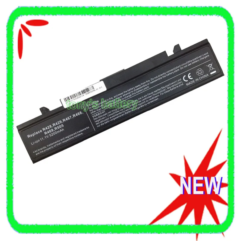 Аккумулятор 5200 мАч для Samsung RV408 RV410 RV411 RV415 RV420 RV508 RV510 RV511 RV515 RV520 | Компьютеры и офис