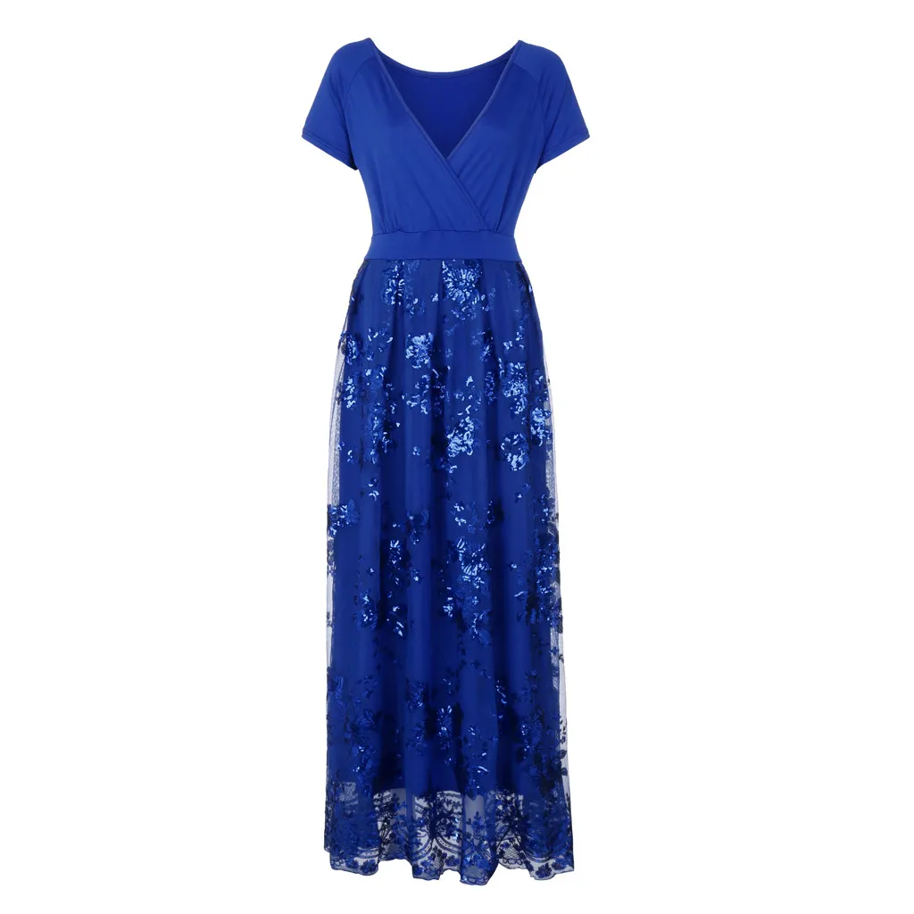 Платье Женское vestidos de verano vestido ropa mujer платья vestidos mujer robe Chris повседневное XL-5XL с коротким рукавом в стиле пэчворк Z4