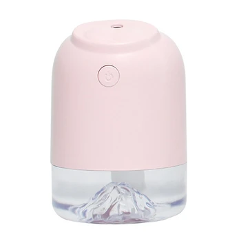 

250ML USB Air Humidifier Ultrasonic Cool-Mist Mini Humidifier with 7 Color Light for Home Office