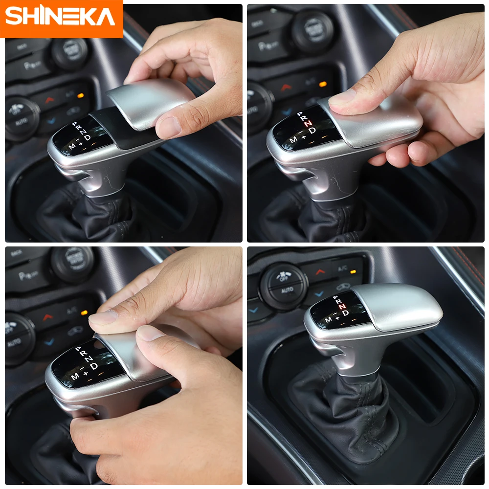 Ручка переключения передач SHINEKA для Dodge Charger 2015 + ручка рулевого механизма