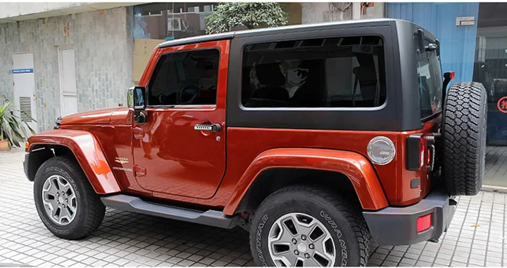 Нержавеющая сталь снаружи подоконник крышка планки для Jeep Wrangler(JK) 2007- 2009 2010 2011 2012 2013