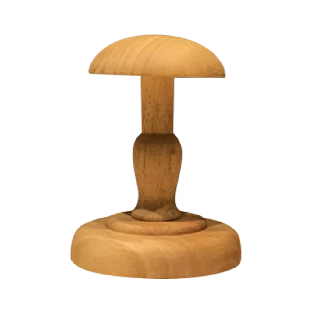 Wooden Cap/Hat Stand, Tabletop Decorative Wig Holder, Hat Display Rack Stand- Multi-Purpose - Various Colors & Sizes