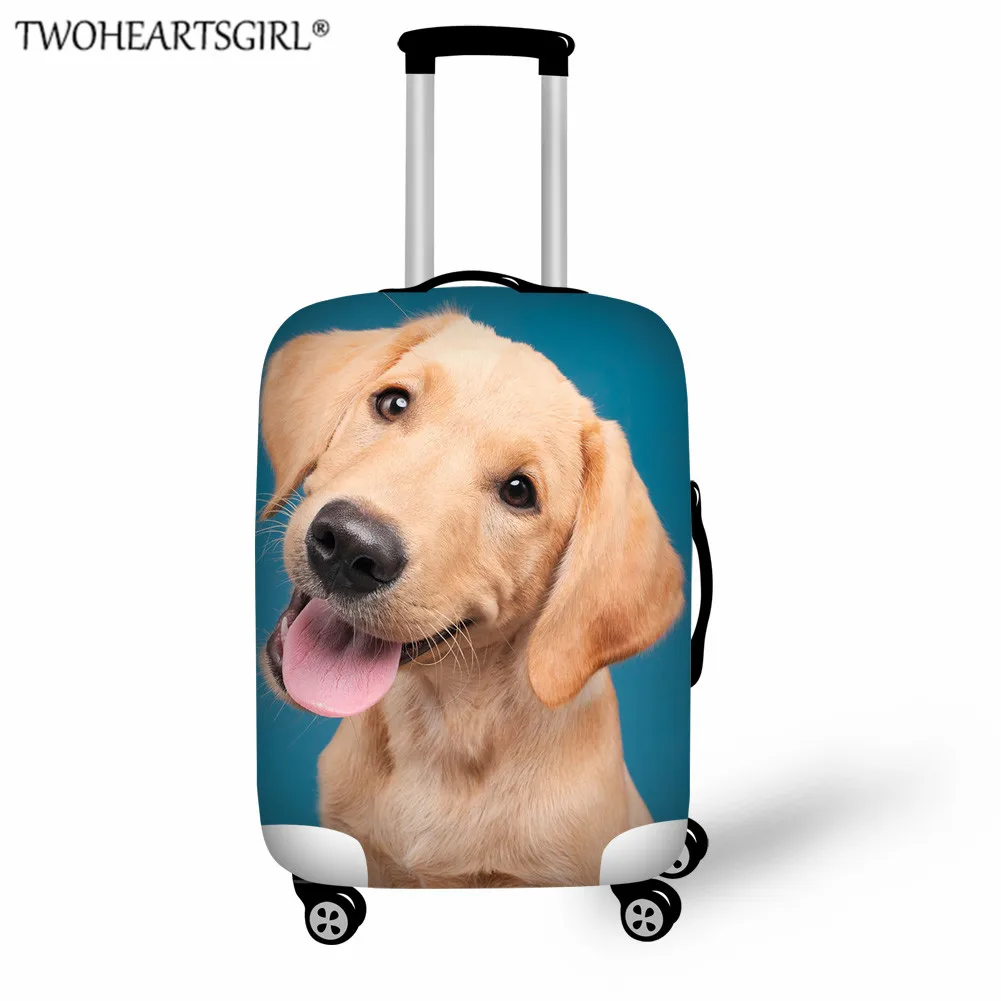 TWOHEARTSGIRL каваи животное собака печать багажа пылезащитные Чехлы применяются к 18-32 дюймов дорожный костюм чехол Крышка багаж Чехол протектор - Цвет: Z5707