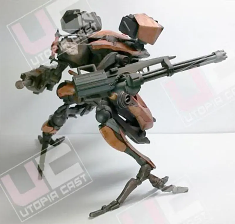 

15 CM Enhanced Mech Battle Support Miniature Static Exquisite Modeling Unpainted DIY Figure Resin Model Kits Collection