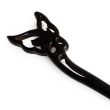 Китайская традиционная Женская деревянная заколка-шпилька с застежками для волос DXAA