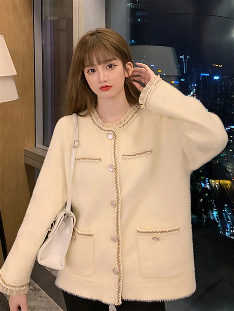 

Autumn 2020 new Korean style loose outer wear design long-sleeved jacket tops