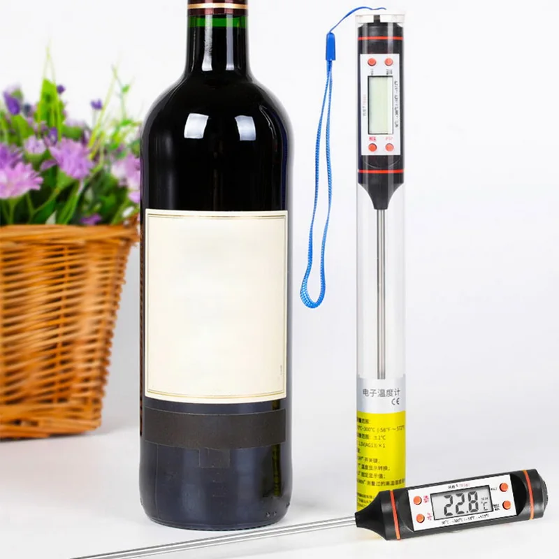 Electronic Cooking Food Thermometer Water Milk Kitchen Oven Meat Digital BBQ |