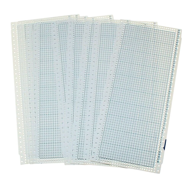 

50 Pcs Blank Punch Card 24 Stitches for Brother/Silver Reed/Studio/Singer