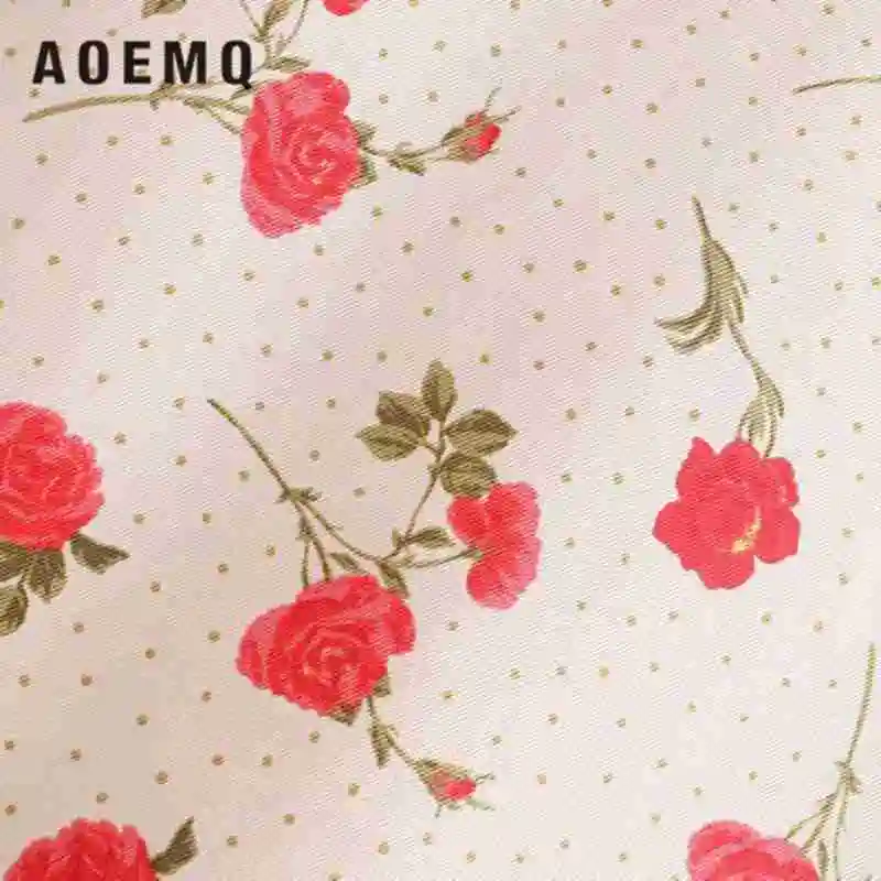 AOEMQ Новое поступление блузка для женщин забавная полный отложной воротник