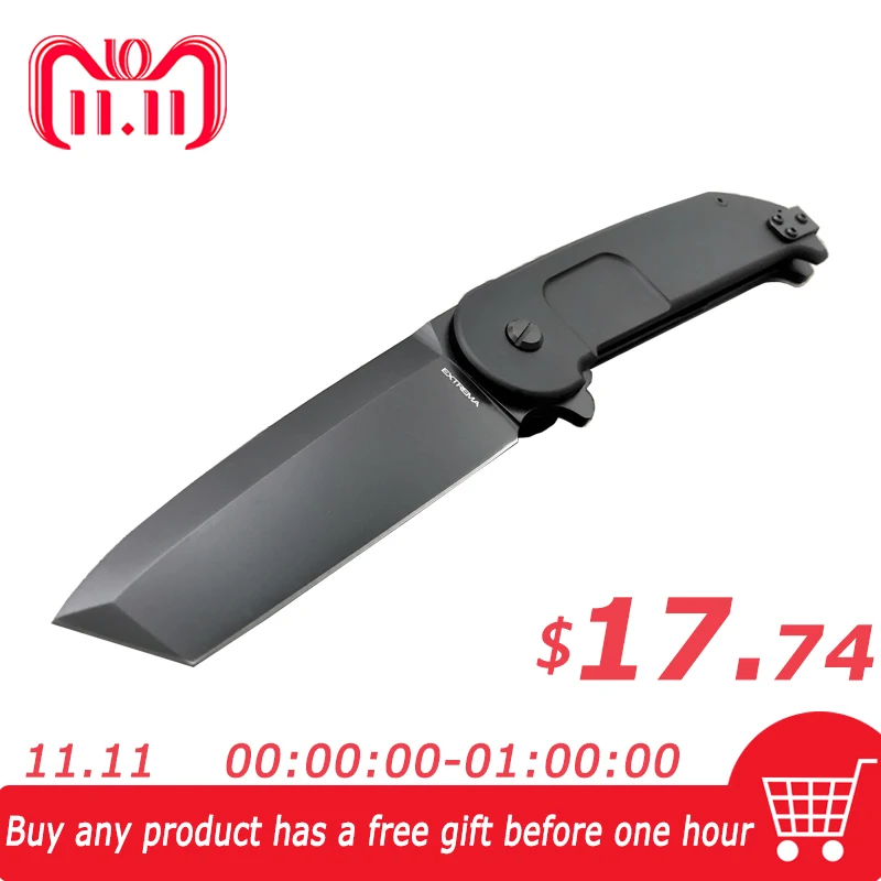 

LDT BF2RCT Folding Knife N690 Blade Aluminum Handle Extrema Outdoor military Knives Camping knife Hunting Survival EDC Tools