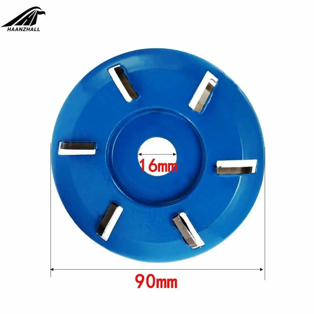 Мощность резьба по дереву дисковая угловая шлифовальная машина Деревообрабатывающий турбо Круглый/самолет для 16 мм апертура угловая шлифовальная машина вложение фреза