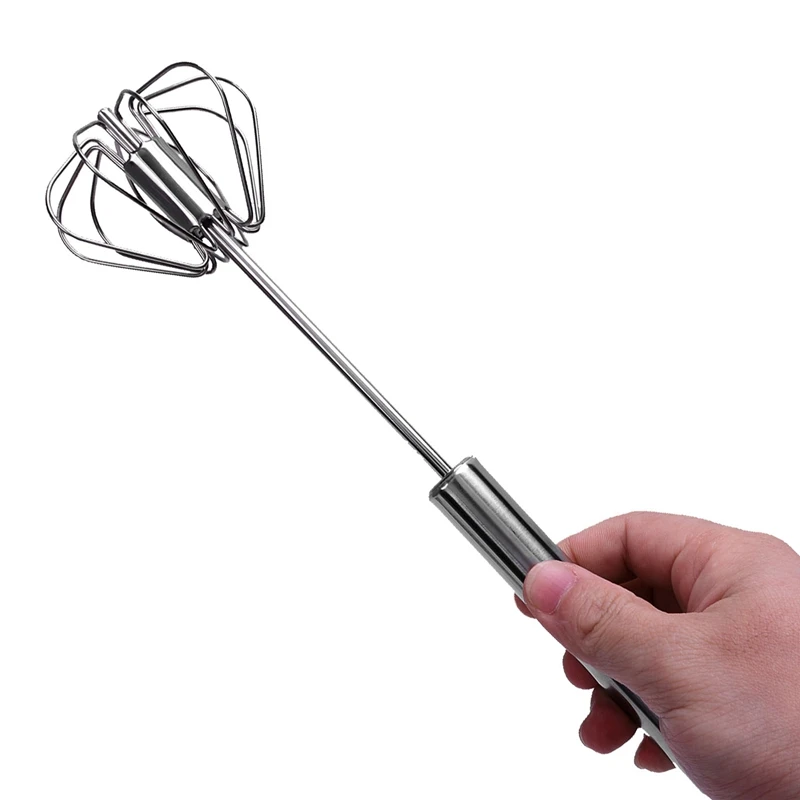 AFBC Rotating Whisk Milk Frothier Egg Mixer Blender For Health Drinks, Smoothies, Egg Whites