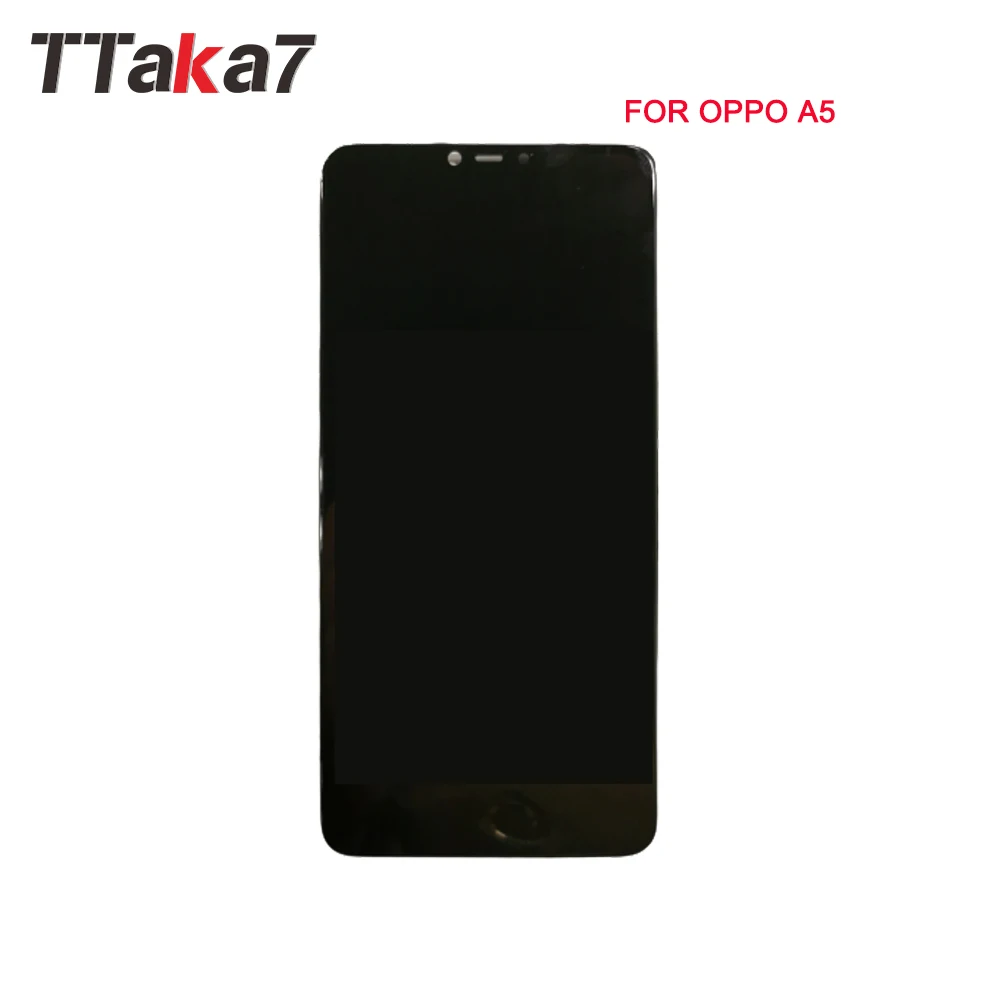 

For OPPO A5 LCD Display with Touch Screen Digitizer Replacement screen For oppo A5 lcd Display Assembly For OPPO Free shipping