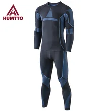 HUMTTO Winter Thermal Underwear for Men Fashion Compression Tights Keep Warm Outdoor Long Johns Sets Ski Men's Underwear Set