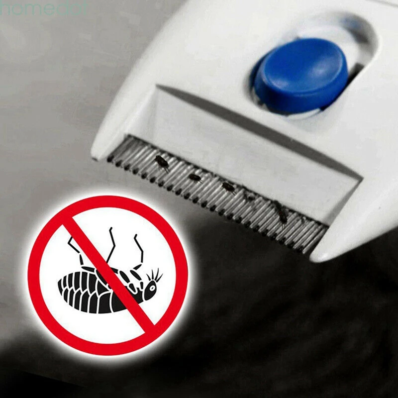 Electric Flea Comb Head Lice Removal for Dog Cat Pet Flea Controller Killer Comb
