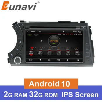 

Eunavi Android 9.0 2 din Car Dvd radio For Ssang Yong Ssangyong Actyon Kyron Multimedia gps stereo 2din headunit player IPS RDS