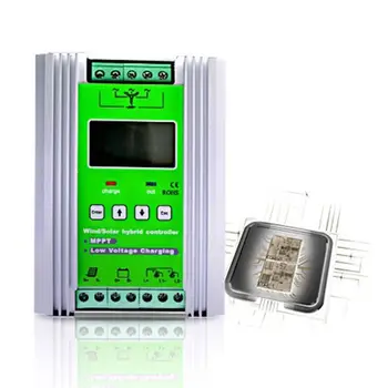 

Auto 600W 800W 12/24V LCD Wind Solar MPPT Boost Hybrid Charging Controller LCD New 2020