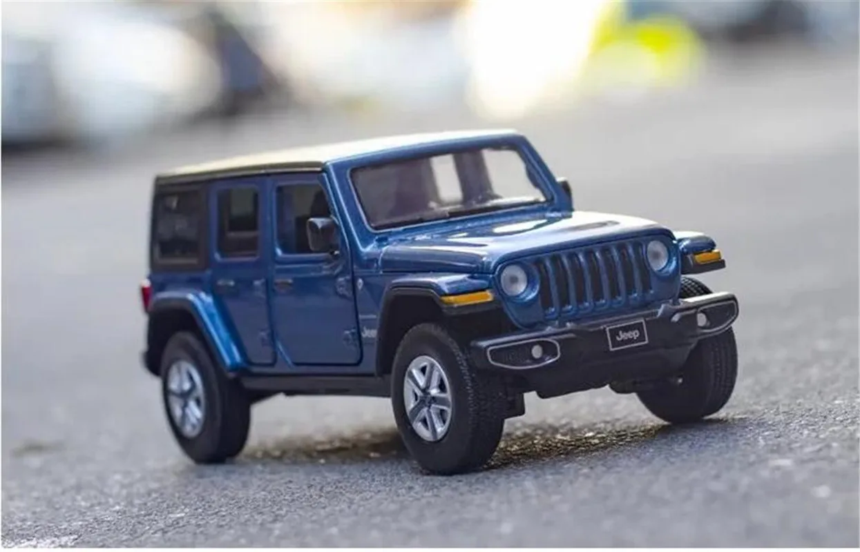 1/32 CAIPO JEEP Wrangler SUV Diecast Car SUV Model Toys Kids Pull Back Gifts 