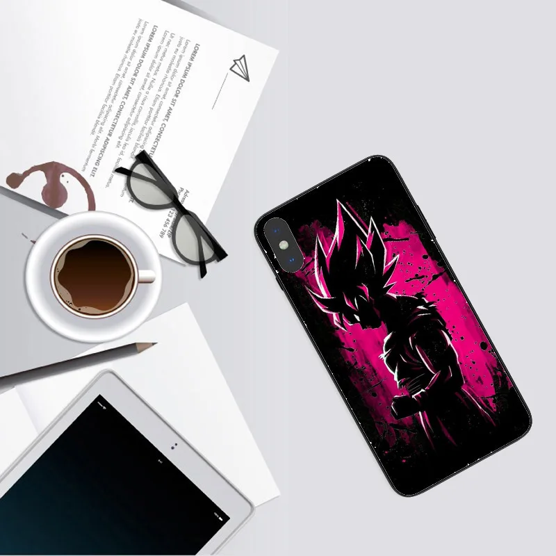 Dragon Ball Super Zoon Goku Черный силиконовый чехол для телефона для iPhone 11 11PRO MAX X 5 5S 6 6splus 7 8 Plus XR XS MAX - Цвет: TPU
