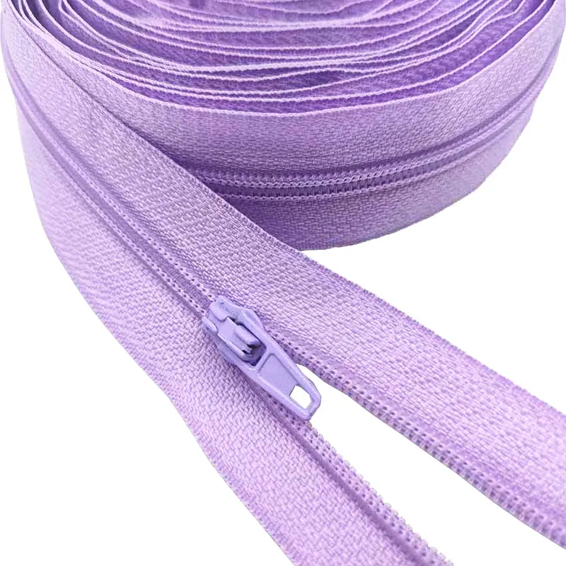 5 Meters 25 Colors Nylon Coil Zippers With 10pcs Auto lock Zipper Pulls Suitable For Wallets Pillow And Other Sewing Ltems | Дом и сад