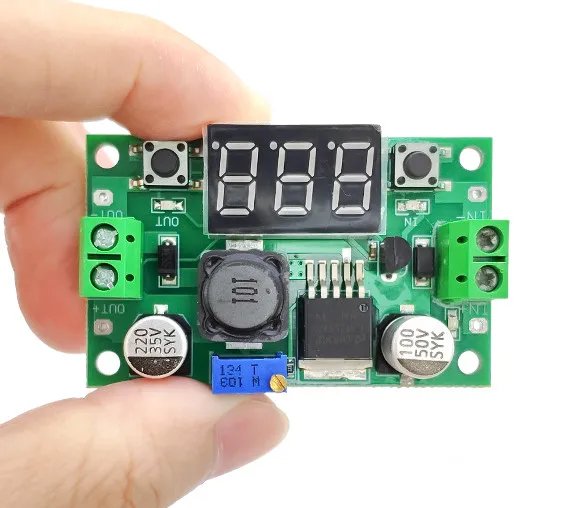 100 шт./лот LM2596 LM2596S DC-DC Регулируемый понижающий модуль питания, высокое качество