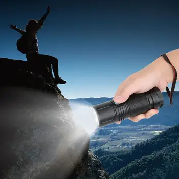 

Aluminum Alloy LED Flashlight Super High Bright For Outdoor Long Range Waterproof Emergency Torch