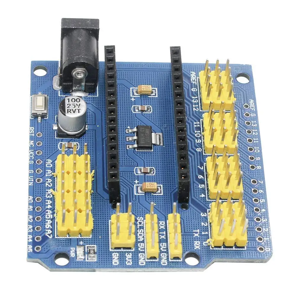 Плата совместимая с контроллером Nano I/o датчик расширения Shield Module для Arduino Uno R3 V3.0 3 0