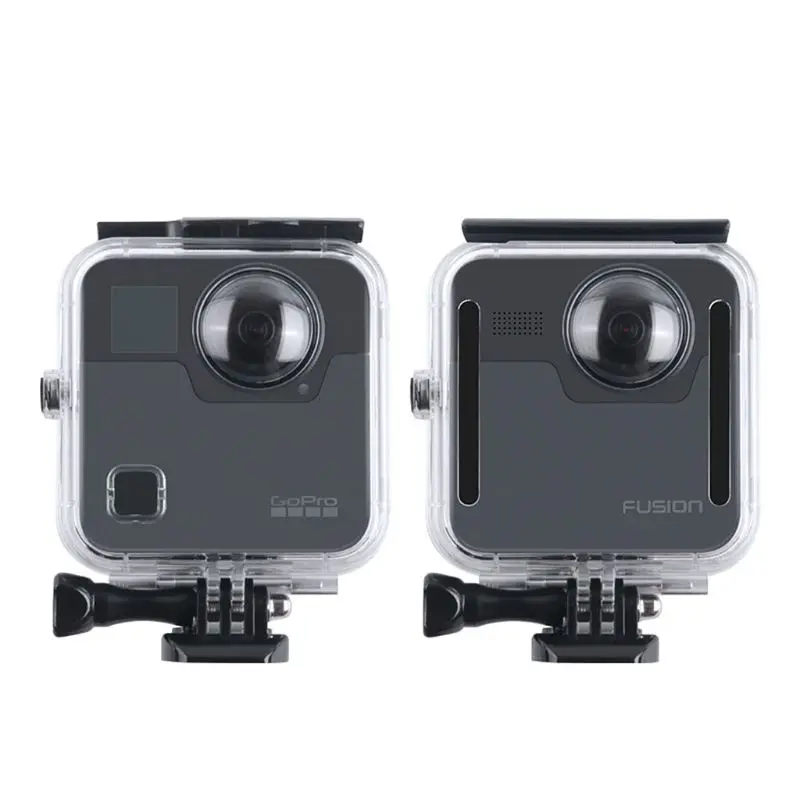 1 набор 45 м водонепроницаемый чехол для дайвинга для GoPro Fusion 360 градусов камера Подводный бокс задняя дверь Защитный чехол Корпус