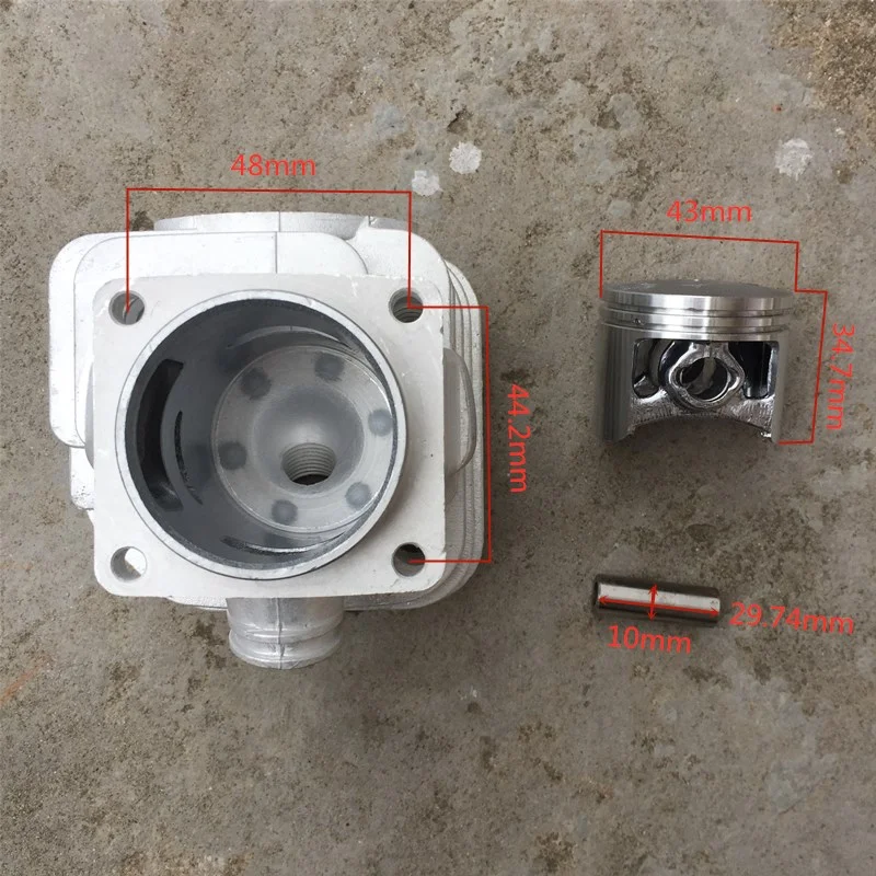 パーツ soranifull Cylinder kit 43mm for Yamabiko Shindaiwa 490 47.9CC 48CC