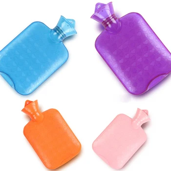 

Portable PVC Hot Water Bottle Household Hand Warmer Safe Explosion-proof Hot Water Filling Bag for Hot Therapy -1000ml, 2000ml