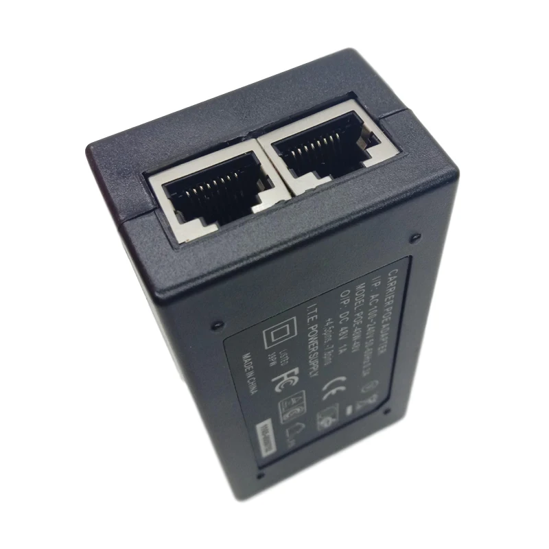 Cctv 48V 0.5A POE настенный адаптер Инжектор Poe Ethernet конвертер Ip камера телефон питания