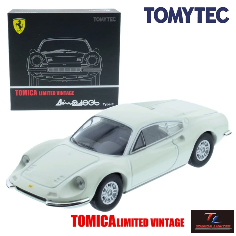 Tomytec Tomica Limited Vintage Ferrari Dino 246GTS Black TLV 1:64