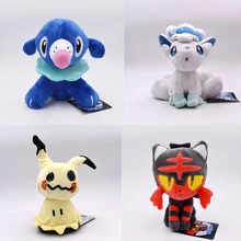 18-20 cm anime litten rowlet popplio alola vulpix mimikyu brinquedo de pelúcia sun moon starter animal boneca para crianças brinquedo de pelúcia(China)
