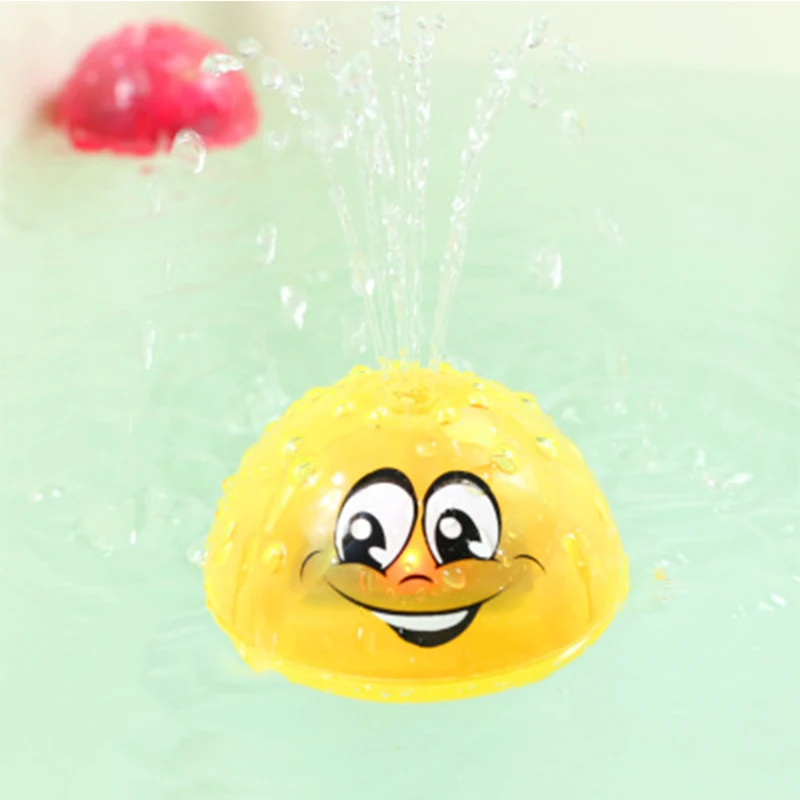 Yellow Распылитель воды Маленький принц играть Воды индукционный шар Автоматический детский автоматический набор с музыкой и светильник - Цвет: Yellow
