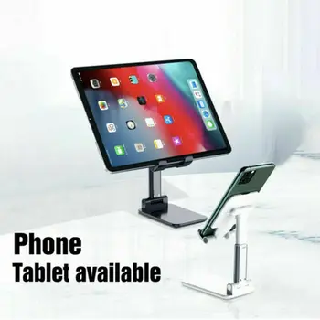 

Tablet Desktop Bracket Dual Foldable Desktop Rotary Tablet Stand Mobile Phone Holder Mount Bracket for iPhone iPad XiaoMi