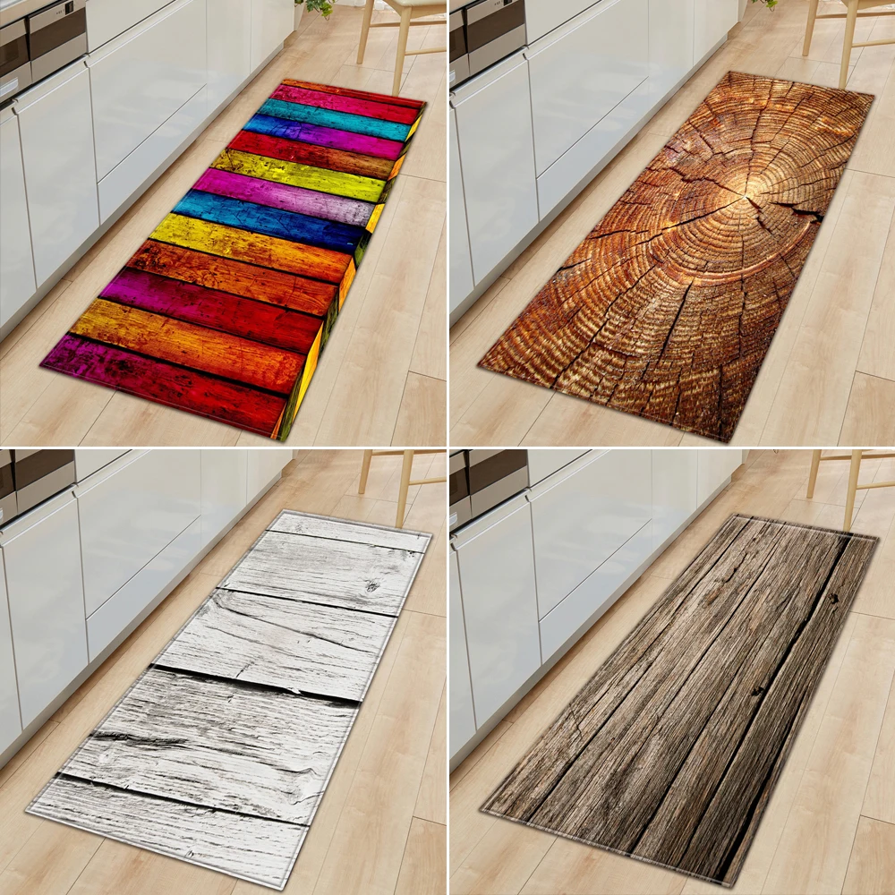 Multi Size Wood Grain Printed Kitchen Mat Floor Mat Carpet Door Mats Entrance Non Slip Floor Rug For Living Rooms Kitchen Rug Braided Rugs Rugs Online From Shutie 133 56 Dhgate Com