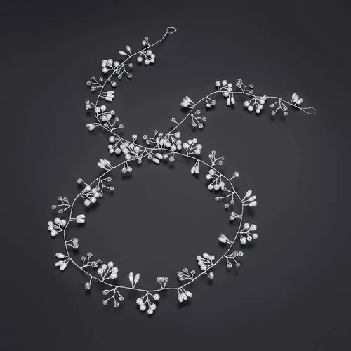 웨딩 헤어 액세서리 크리스탈 진주 헤어 벨트, 웨딩 신부 머리 장식, 헤어 주얼리, 머리띠, 인기 신제품 5