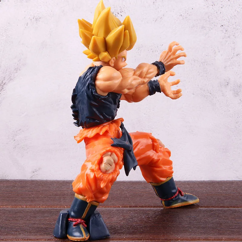 Dragon Ball Z Super Saiyan Super Masterlise God Blue Son Goku ПВХ Фигурка «Гоку в действии» Коллекционная модель игрушки куклы