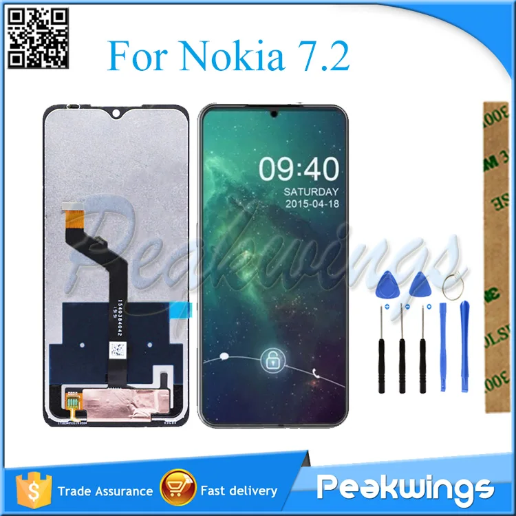 

Meng Tested High Quality LCD Display For Nokia 6.2 / For Nokia 7.2 LCD Display With Touch Screen Assembly