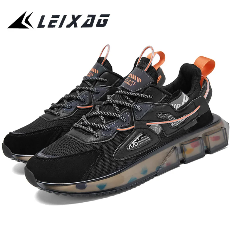 

LEIXAG Breathable Men Running Shoes Outdoor Sport Shoes Jogging Sneakers Lightweight Athletic Shoes Mesh Training Shoes Footwear